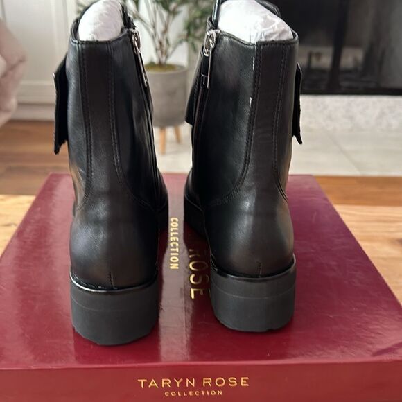 TARYN ROSE VALENTINA NAPPA BLACK SIZE 9M WOMEN NEW IN BOX - Picture 5 of 7